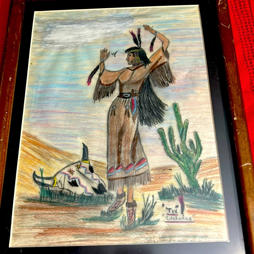 Texas Cherokee drawing